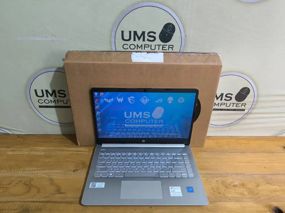 HP 14S-DQ0501TU INTEL N4120 RAM 8GB SSD 256GB NORMAL
