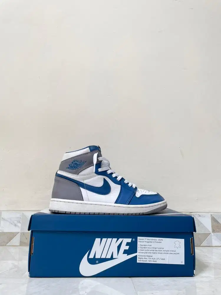 Air Jordan 1 High True Blue (Size 42.5) Original 100%