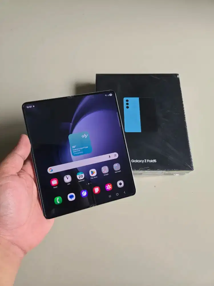 Samsung Z Fold 5 512gb 5G Icy Blue SEIN Resmi Indo Normal Mulus Murah