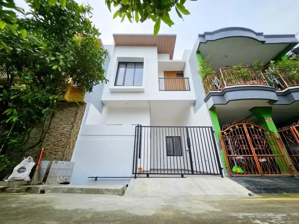 Rumah Modern Minimalis 2 Lantai Pondok Ungu Permai Sektor 5 Bekasi