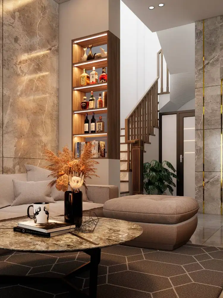 jasa interior desain rumah ruko kos dan pengerjaannya murahmeriah