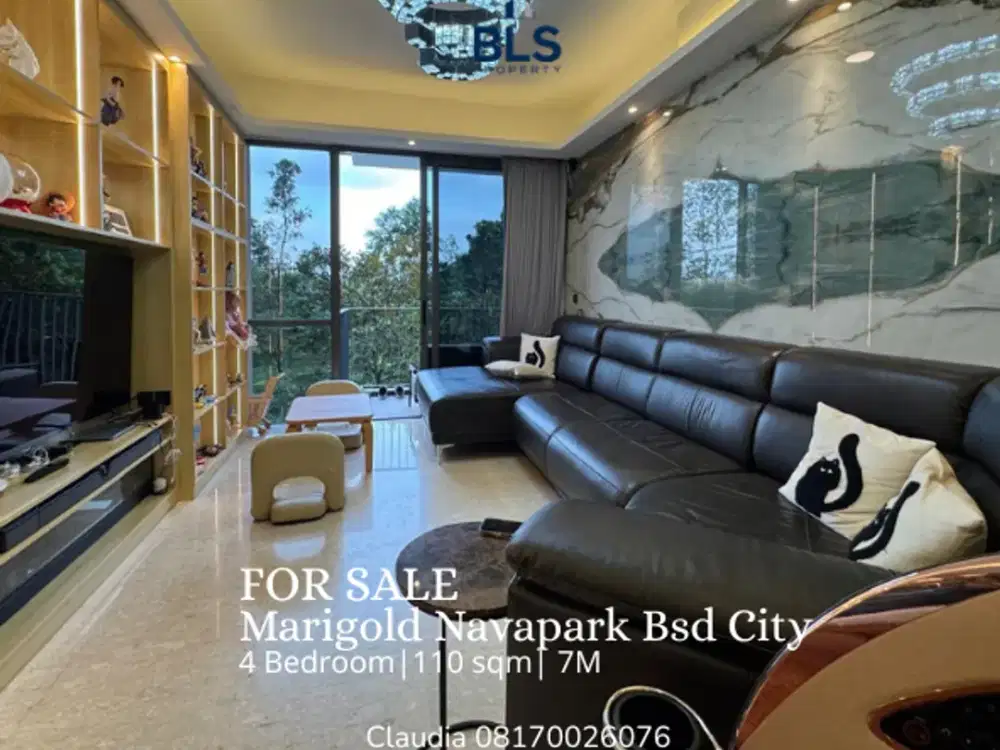 FOR SALE Apartment Marigold Navapark Bsd City 4BR