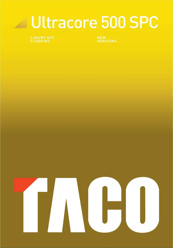 TACO Lantai SPC Ultracore tebal 5mm / Lantai spc klik wood dan stone