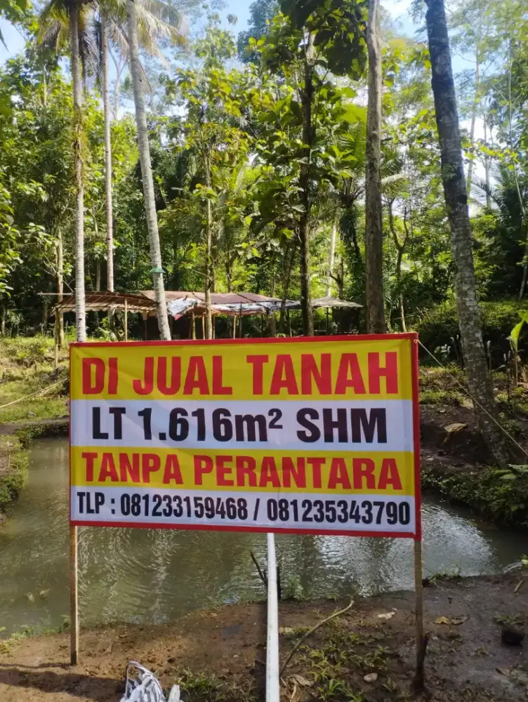DIJUAL TANAH KEBUN DAN KOLAM IKAN LOKASI STRATEGIS MURAH ‼️