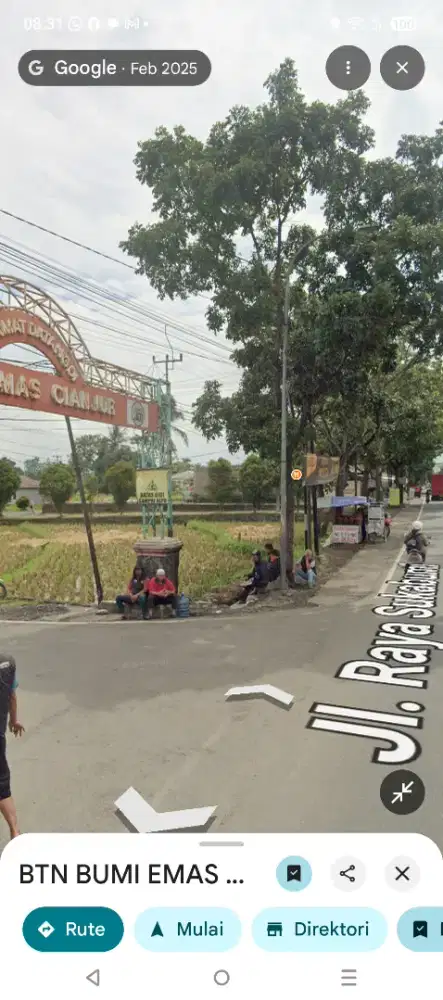 Tanah Strategis utk usaha pinggir jalan propinsi  Bayubud Cianjur.