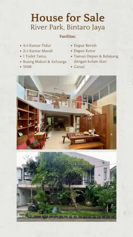 Rumah 2 lantai design arsitek