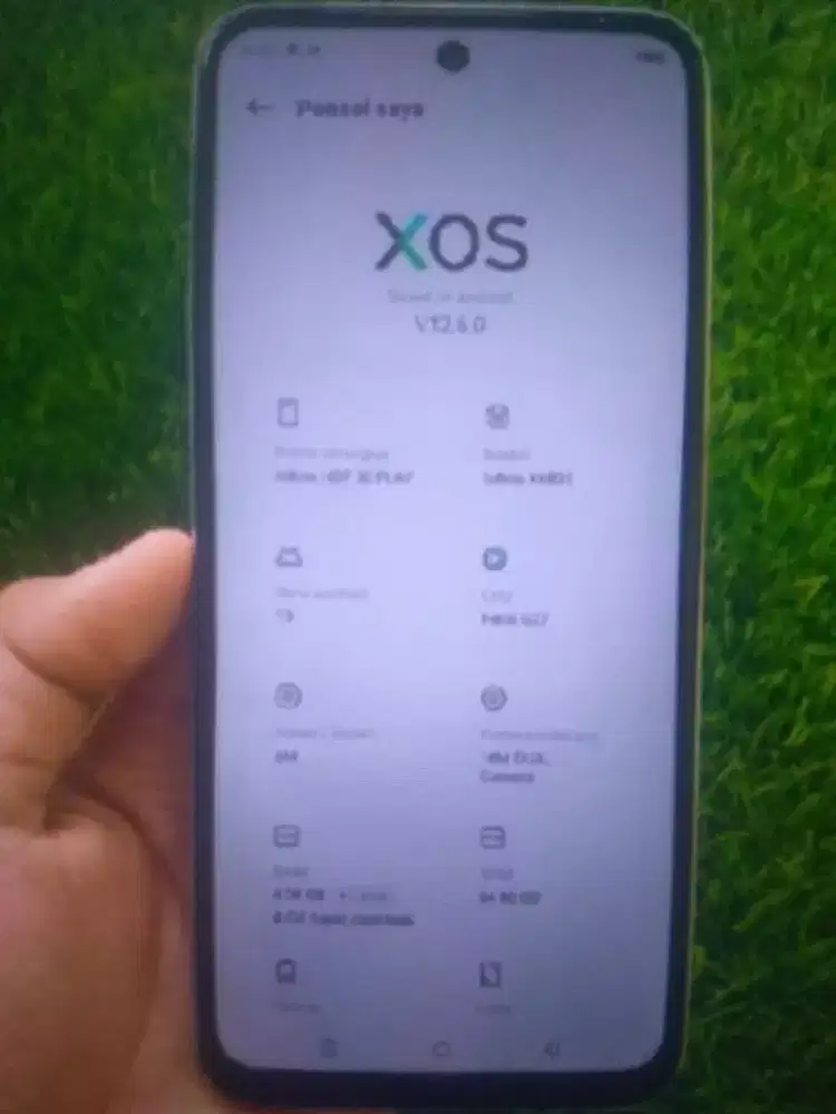 Infinix hot 30 play second 4/64gb ,hp seken dan murah