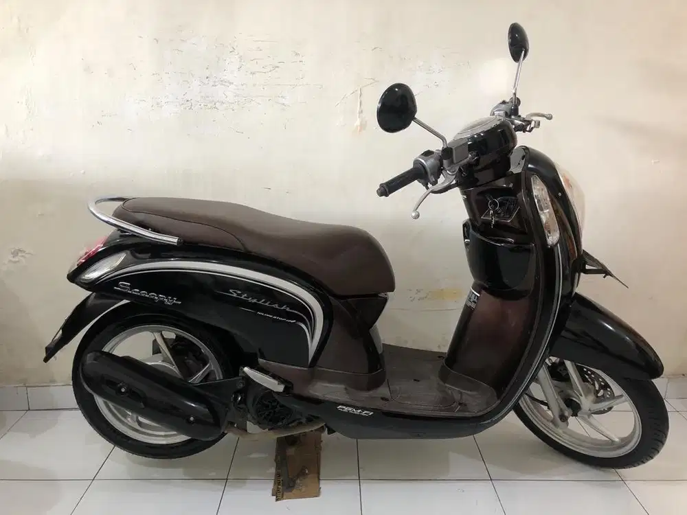 Scoopy Stylish.2016 Hitam coklat!!