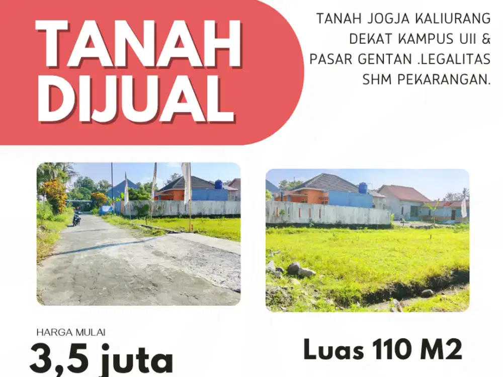 Tanah kaliurang km 10 dekat superindo &  kampus UII