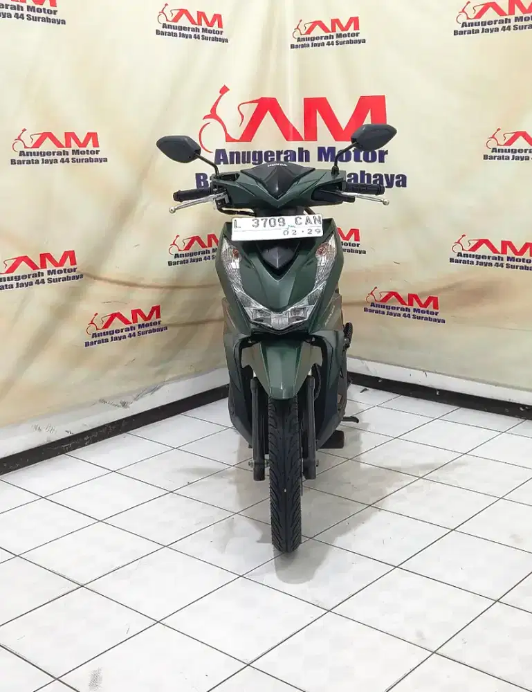 Km 3 Ribu Honda Beat Deluxe Tahun 2024 Hijau Doff