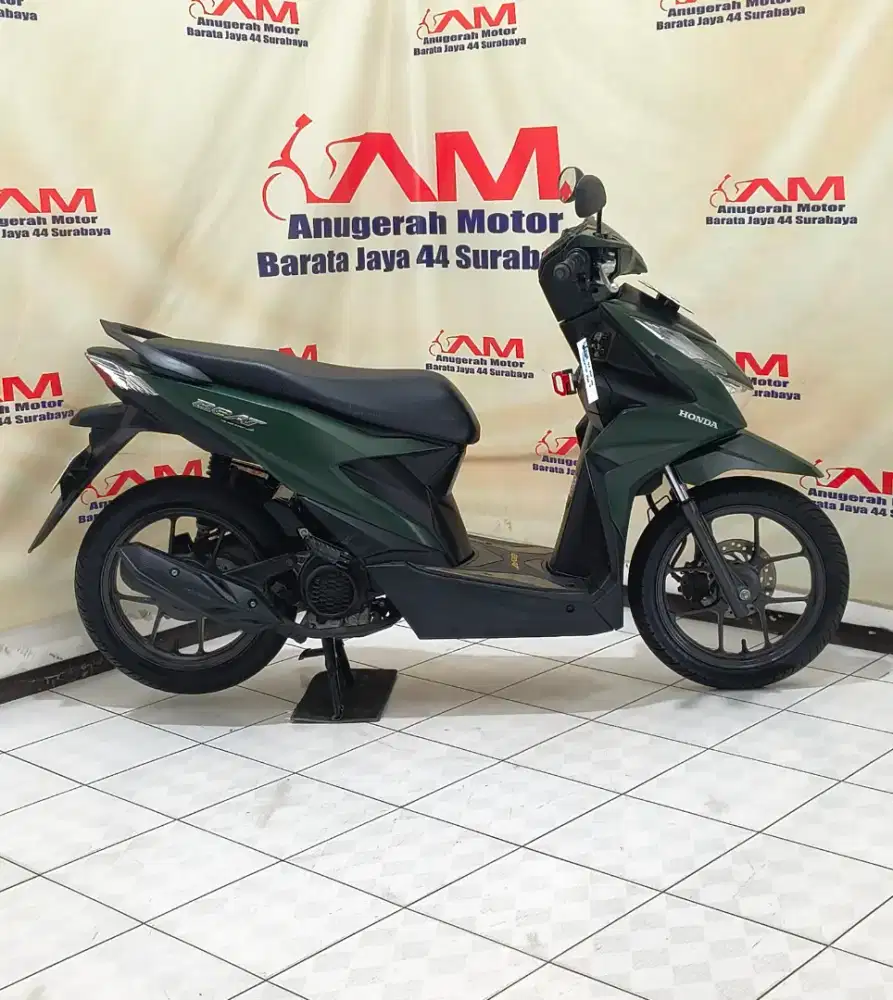 Istimewa Km 3 Ribu Honda Beat Deluxe Tahun 2024 Hijau Doff