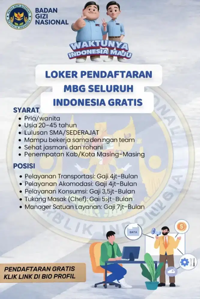 LOWONGAN KERJA MBG