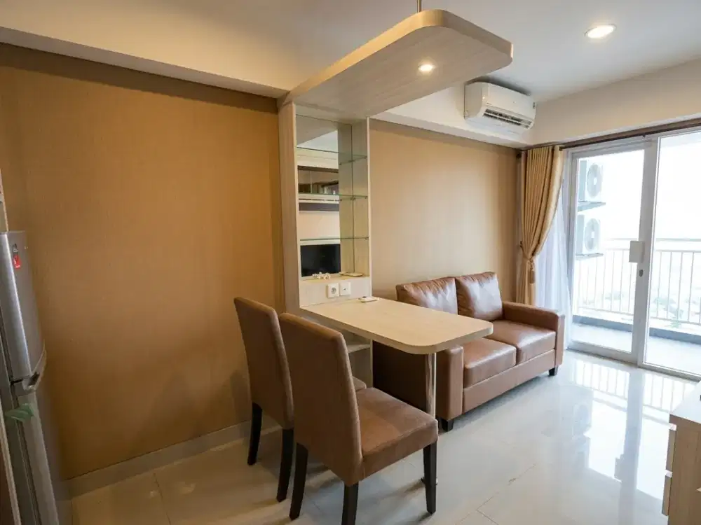 Dijual 1BR The H Residence Furnished Siap Huni View City