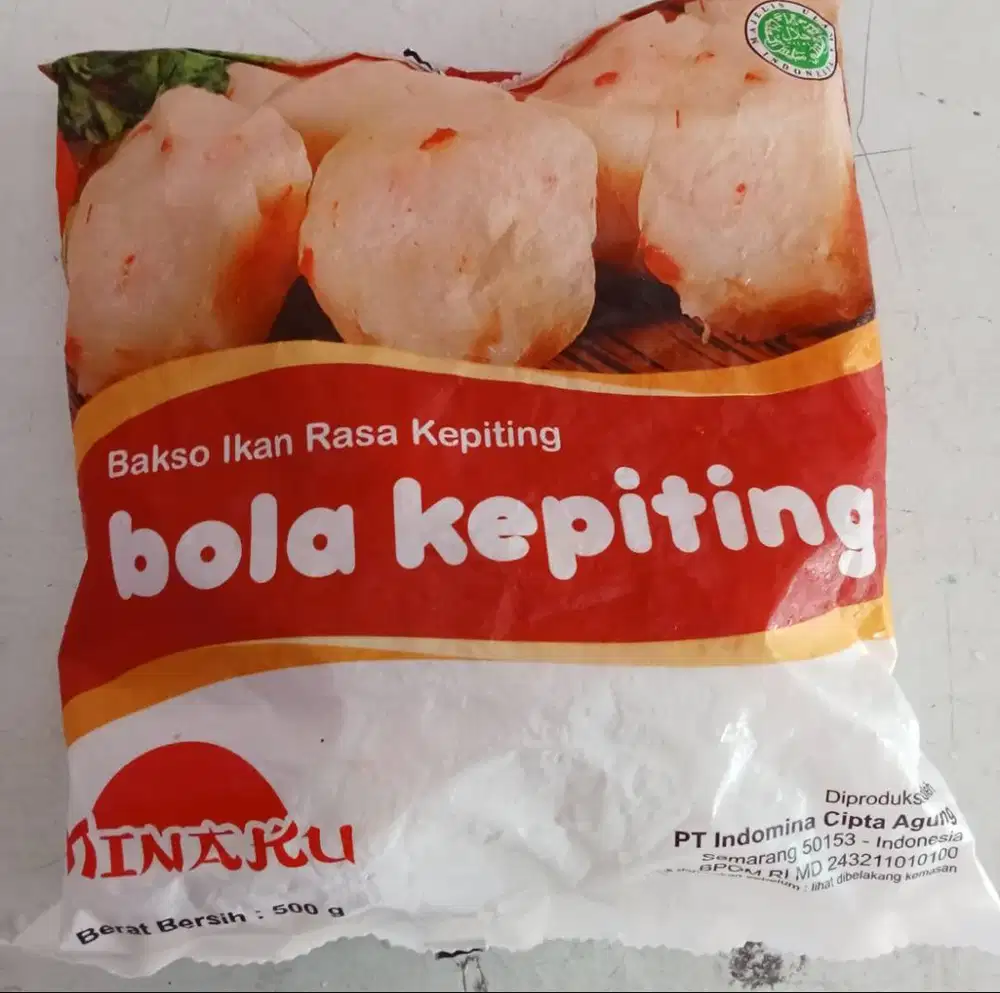 Minaku Bola Kepiting 500 Gram