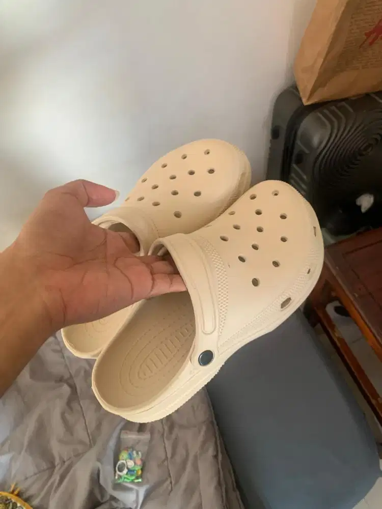 sendal baim clogs unisex warna beige