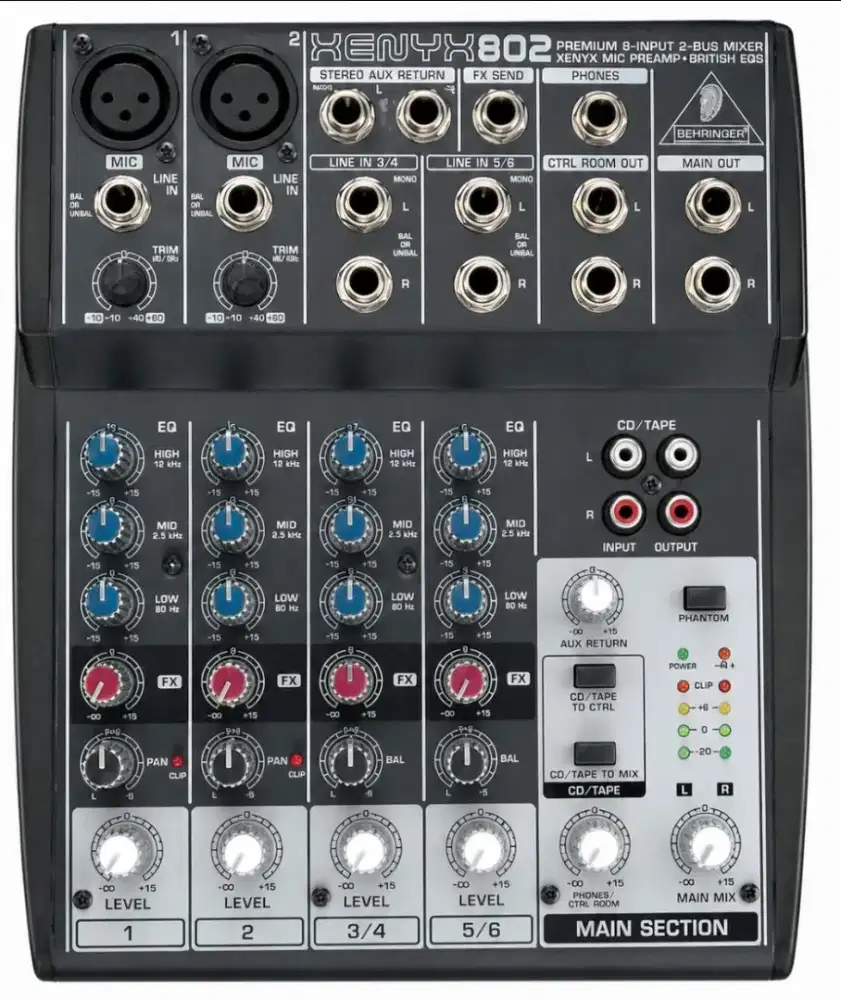 MIXER BEHRIGER XENYX 802