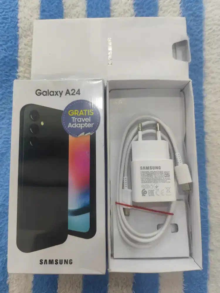 Hp Second Samsung A24 LTE Ram 8/128GB Resmi SEIN Mulus Fullset Ori