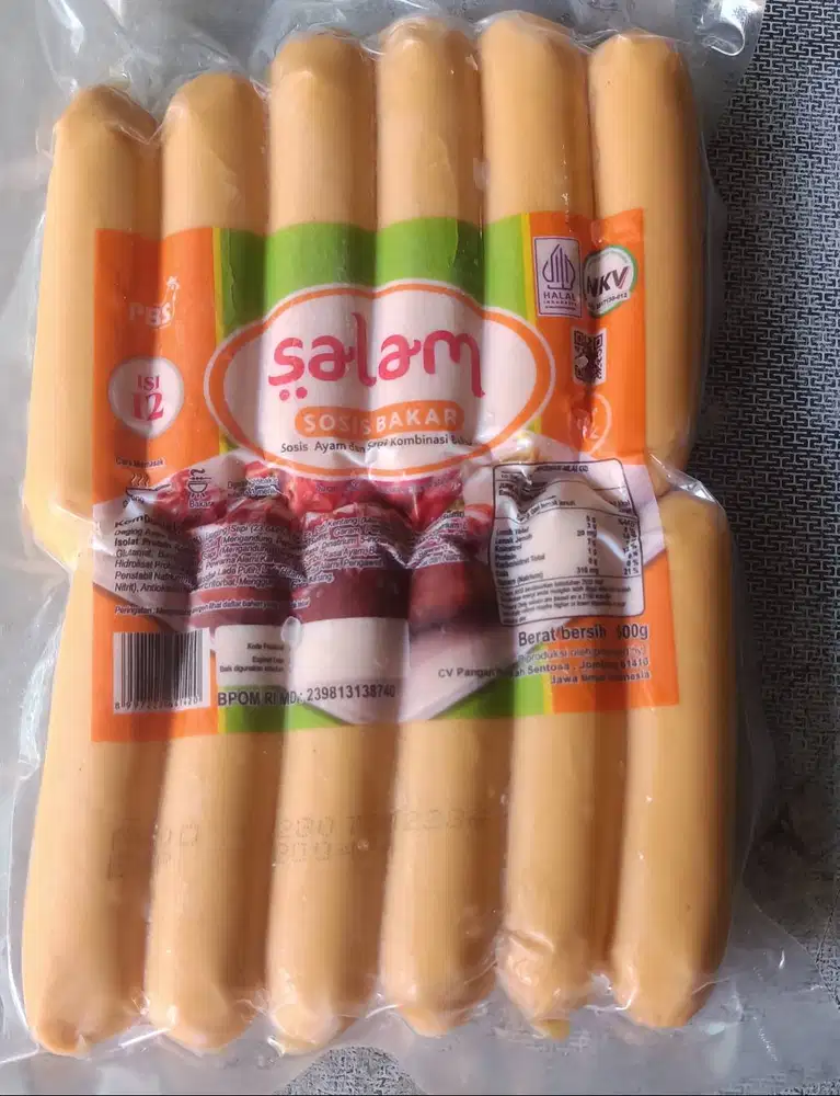 Salam Sosis Ayam Bakar Mini 500 Gram Isi 12 Pcs Harga Reseller