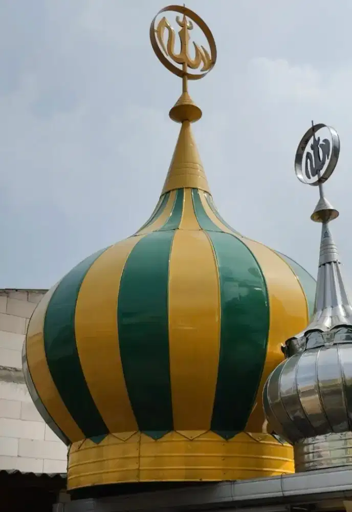 Kubah masjid galvalum warna