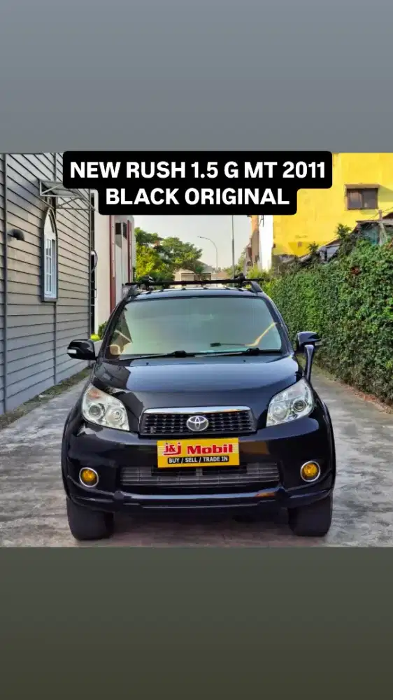 TOYOTA NEW RUSH G MANUAL MT 2011 BLACK MICA ORIGINAL
