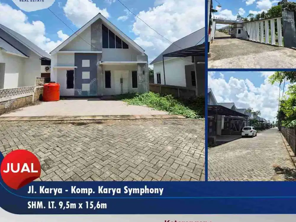 Dijual 1 unit rumah tunggal type 60 - dalam komplek cluster di Jl. Karya