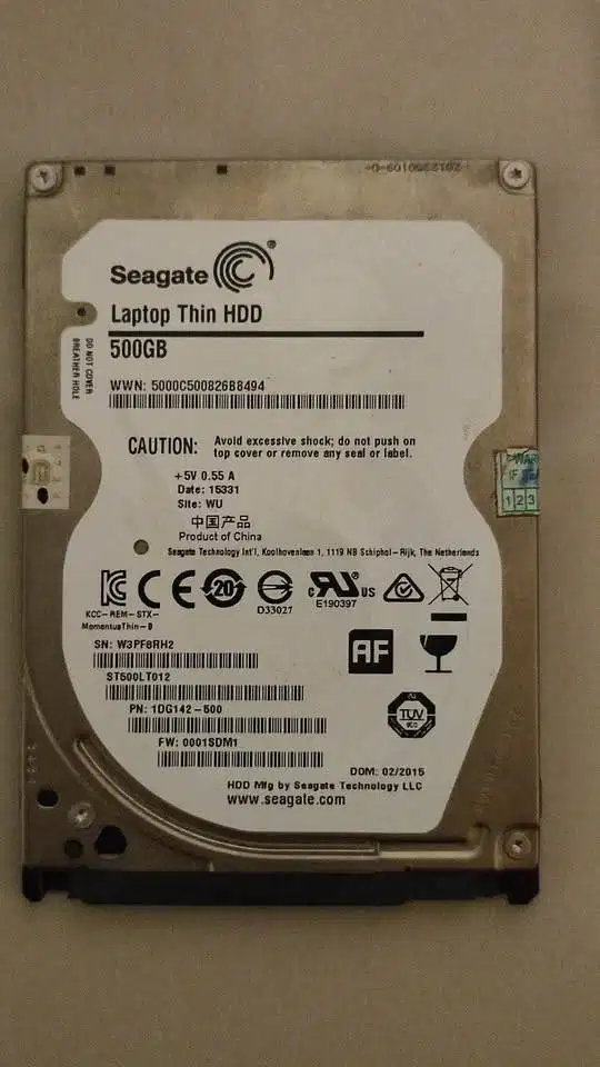 Hardisk 500 GB 100/100