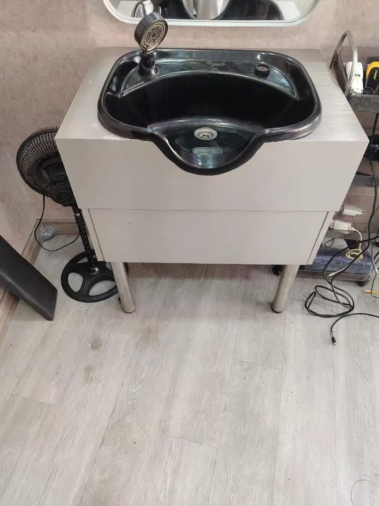 2 pcs Meja washbak barber buat cuci rambut