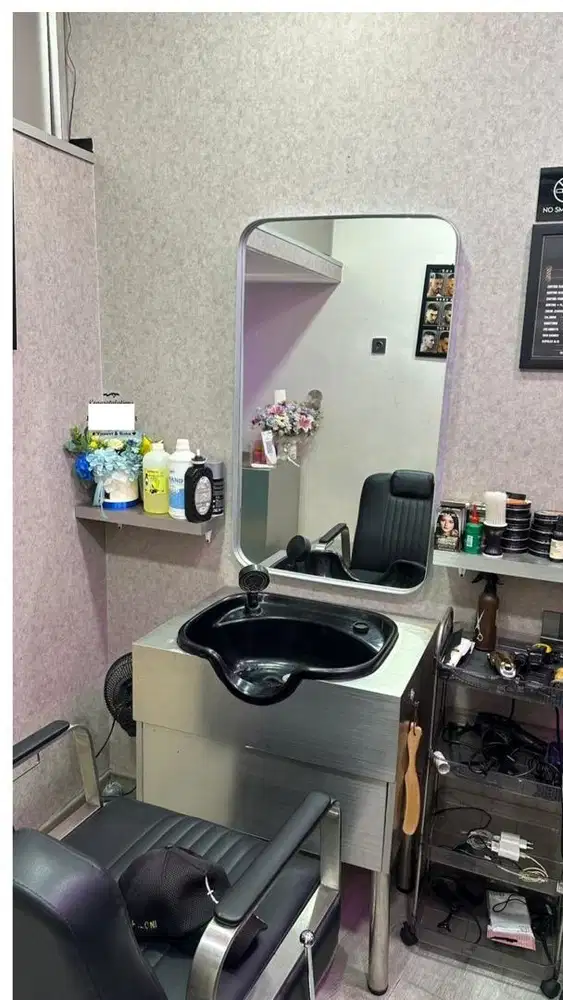 2 pcs Meja washbak barber buat cuci rambut