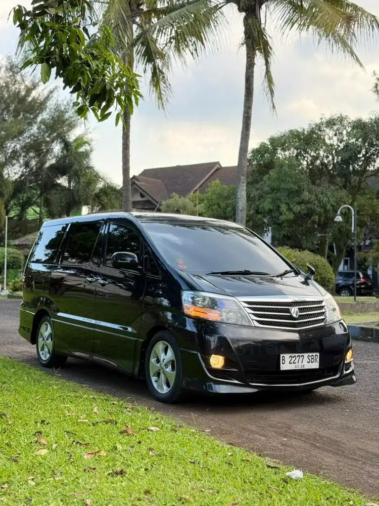 Toyota Alphard 2007 AT Hitam mulus