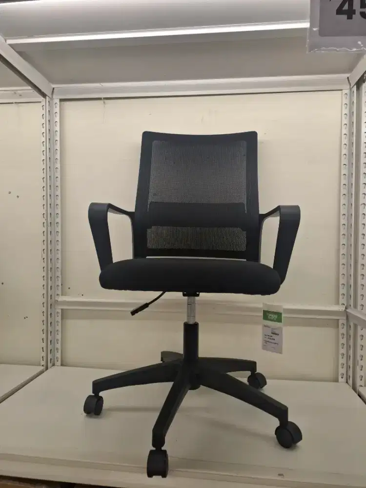 Kursi Kantor Kursi Kerja Hitam Mesh Yale