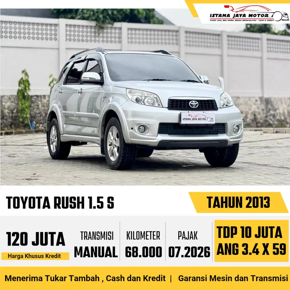 TOYOTA RUSH 1.5 S MANUAL 2013