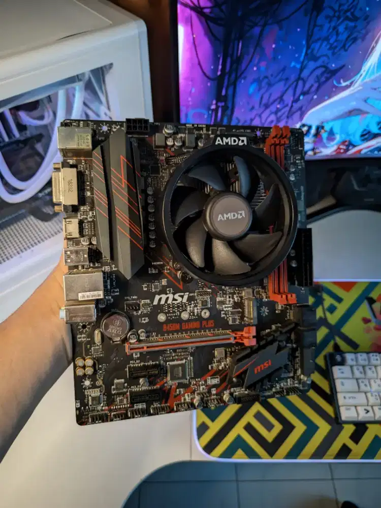 paket bundling pc part | ryzen 5 + mobo b450m + ram 16gb