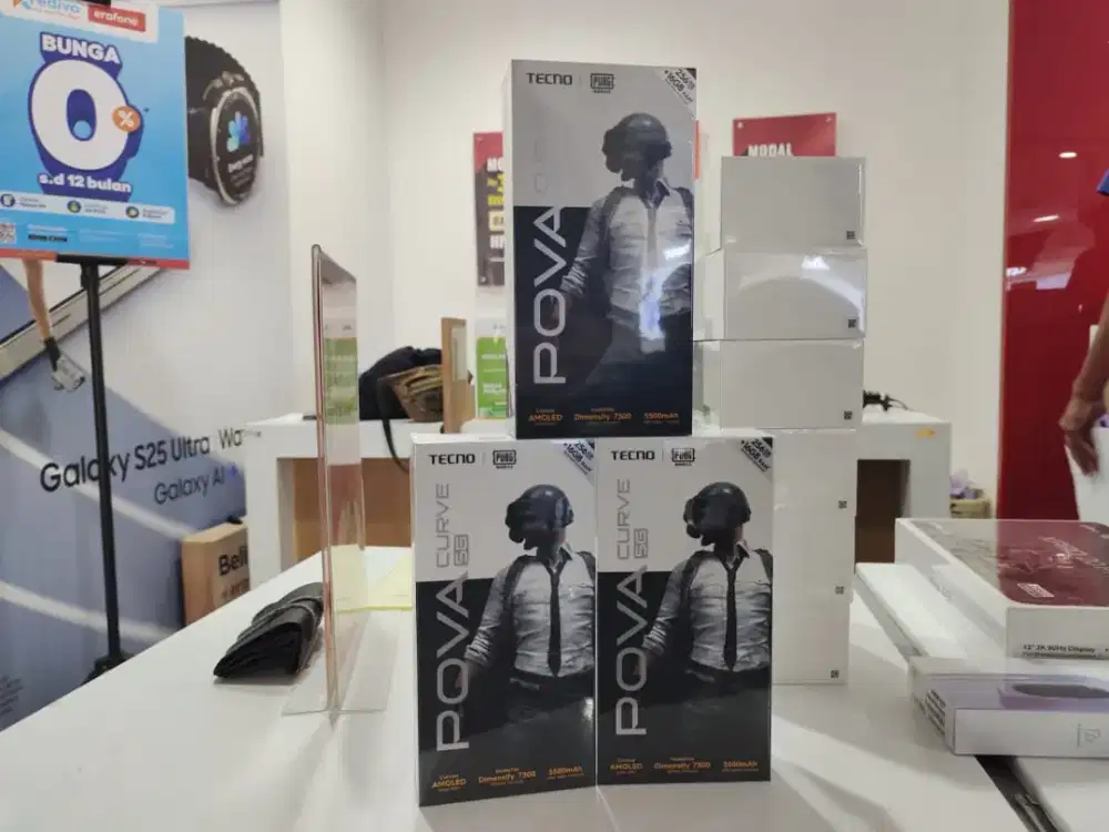 PROMO CASHBACK 200 RIBU, POVA CURVE 5G, STOK TERBATAS