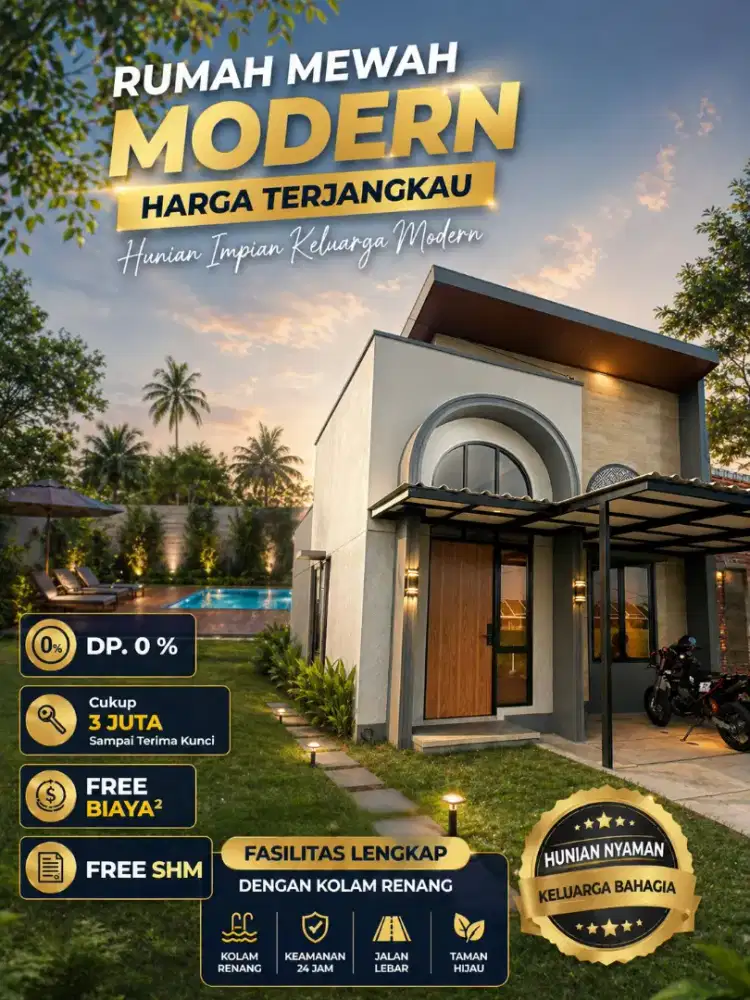 Mewah, Modern Harga Terjangkau Tanpa DP