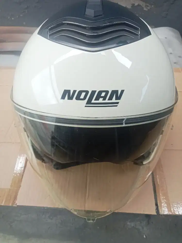 Helm Nolan N43 air putih size L