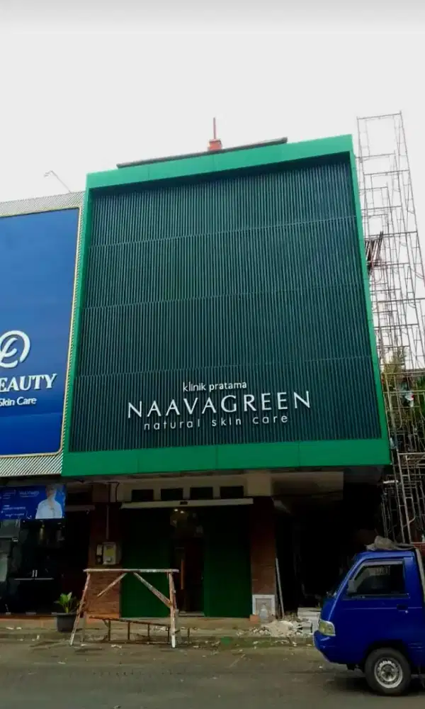 Panel ACP Fasad. ACP Facade. Curtain Wall Kaca. Outdoor Signage