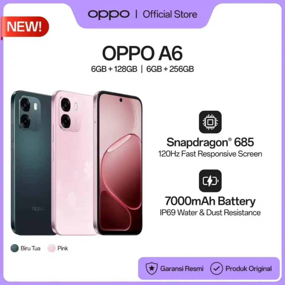 Hp Oppo A6 NFC Kredit Tanpa Dp, mulai 0%