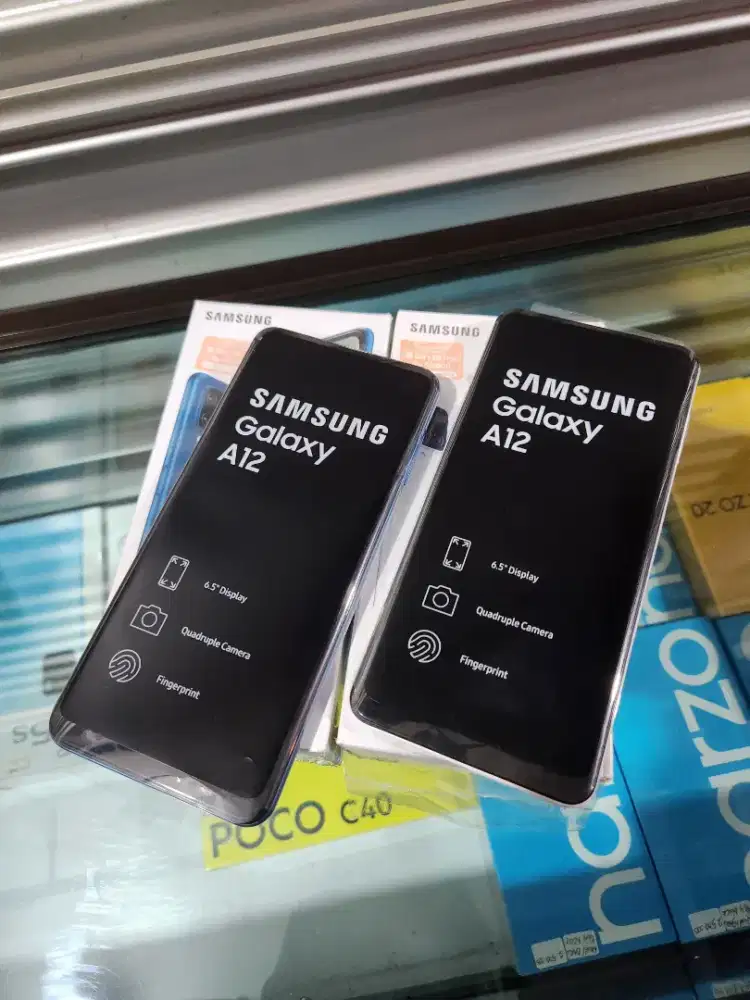 Samsung A12 4GB/128GB Blue/White Baru Open Box