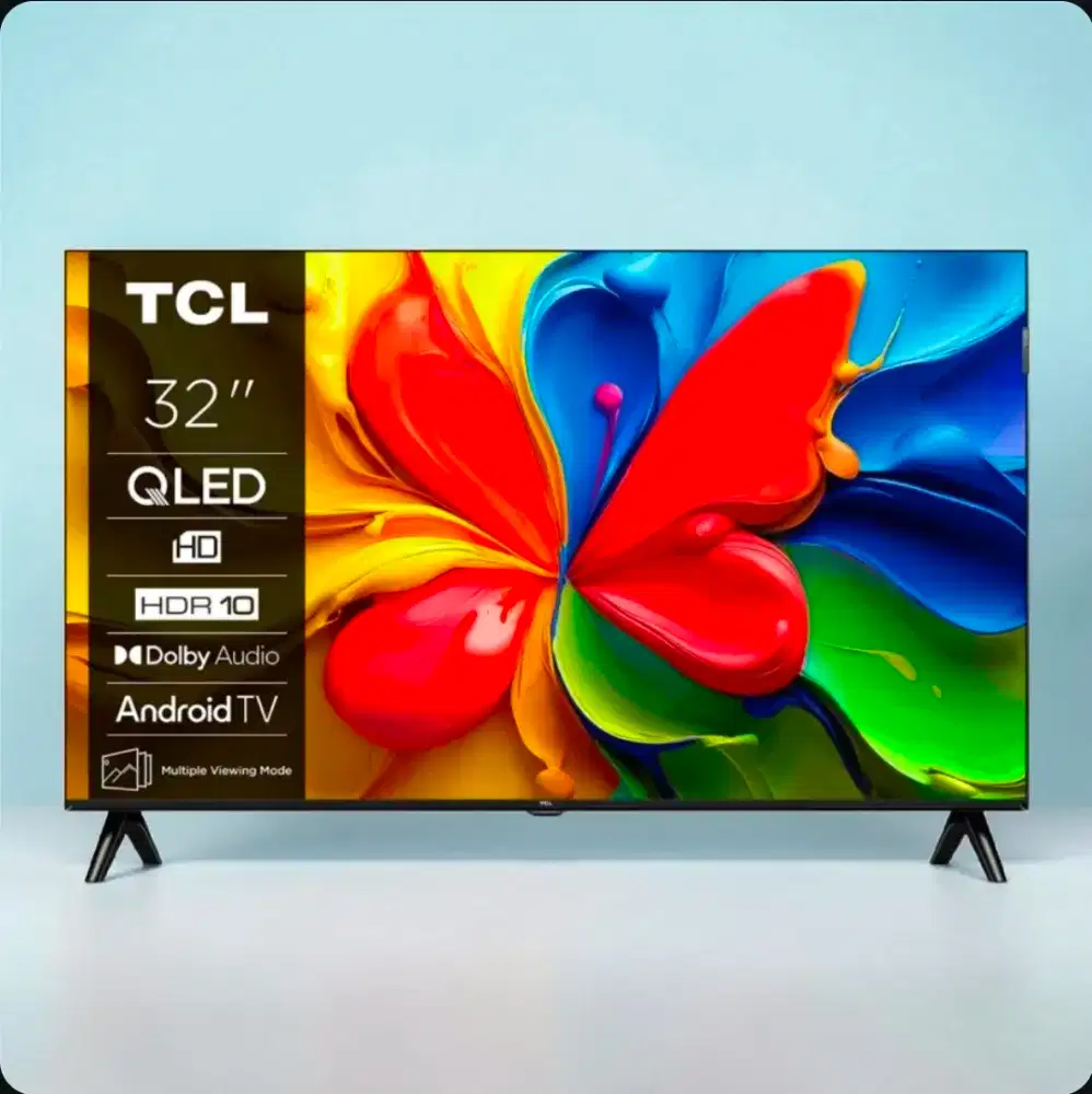 TV TCL QLED GoogleTV 32 inci - masih BARU segel siap antar