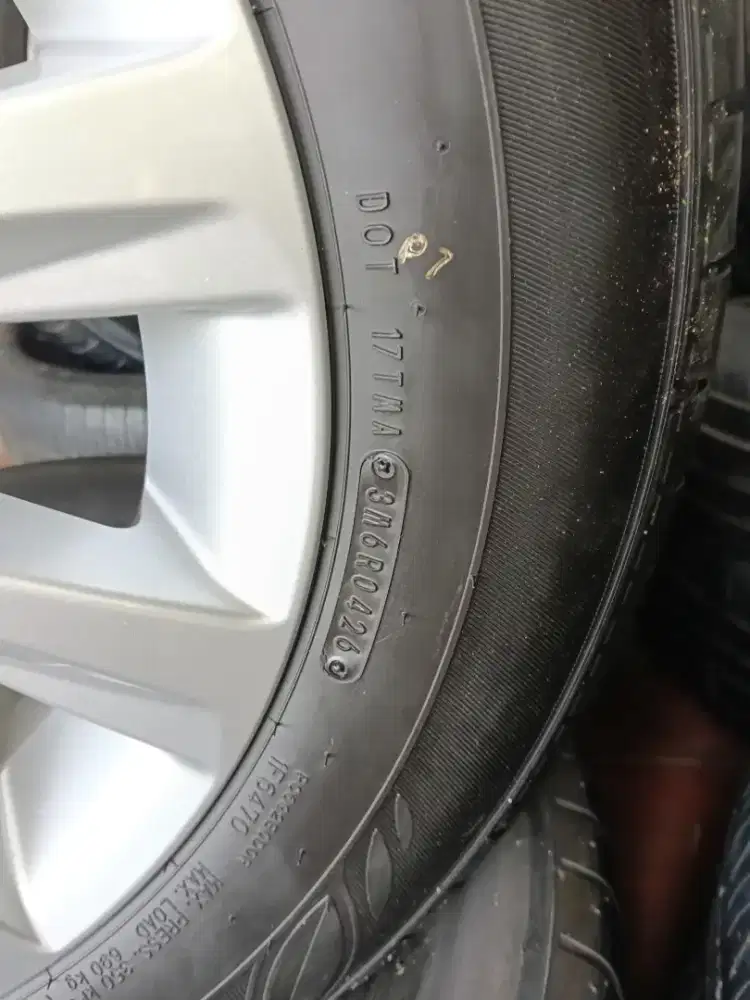 Velg original zenix type g ring 16 ban Dunlop 205 65 16 THN 2026