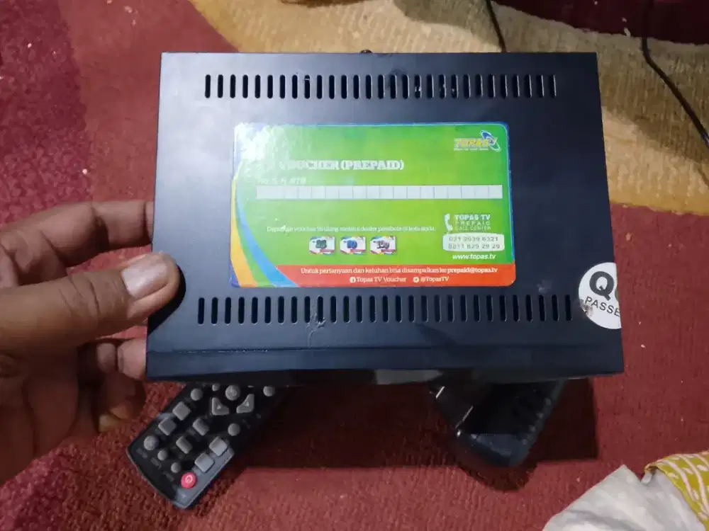 Receiver parabola topas TV bukan Set top box antena