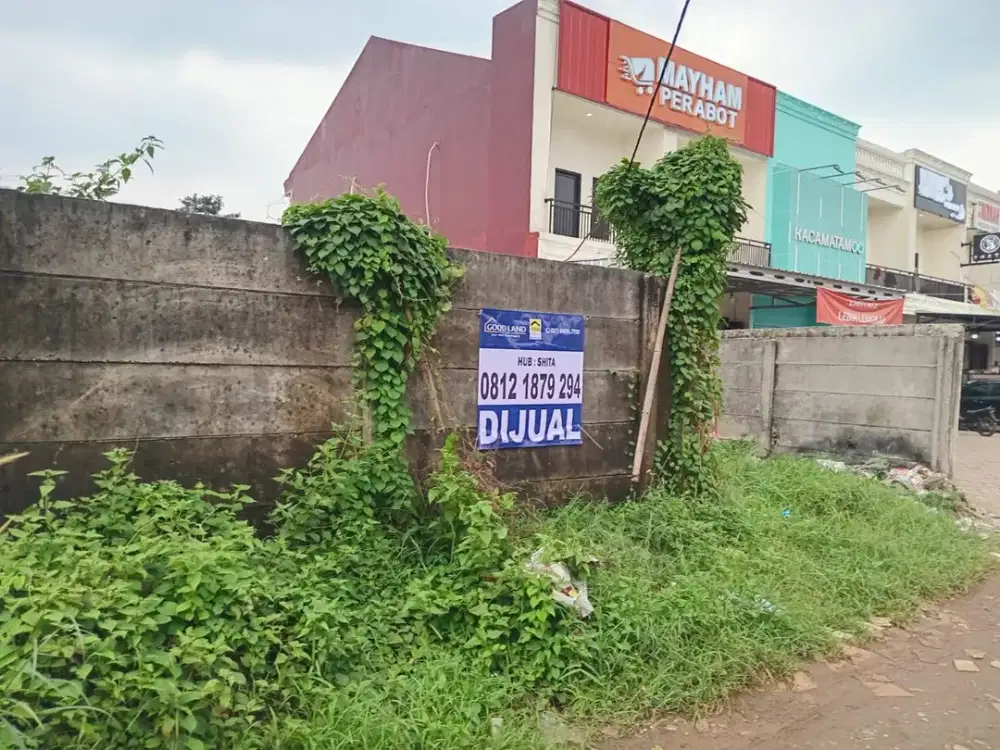 Dijual Tanah Luas 436 M2 Lokasi Strategis Jalan Baru Brimob Cikeas Bogor