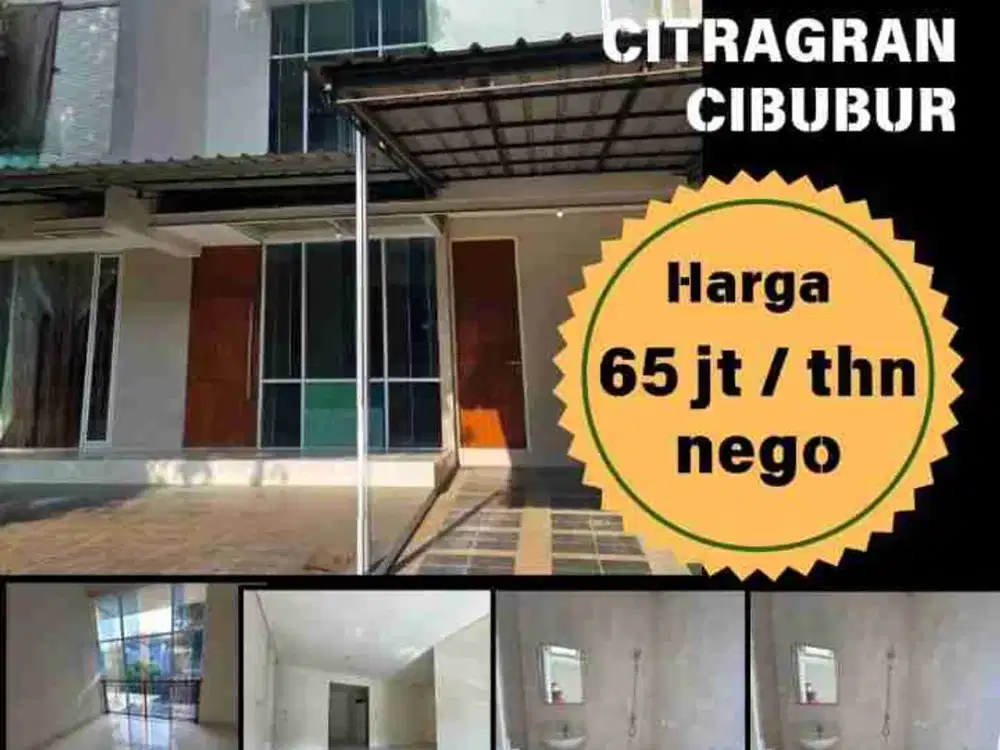 SEWA RUMAH 5 KAMAR CITRAGRAN CIBUBUR  60jt an