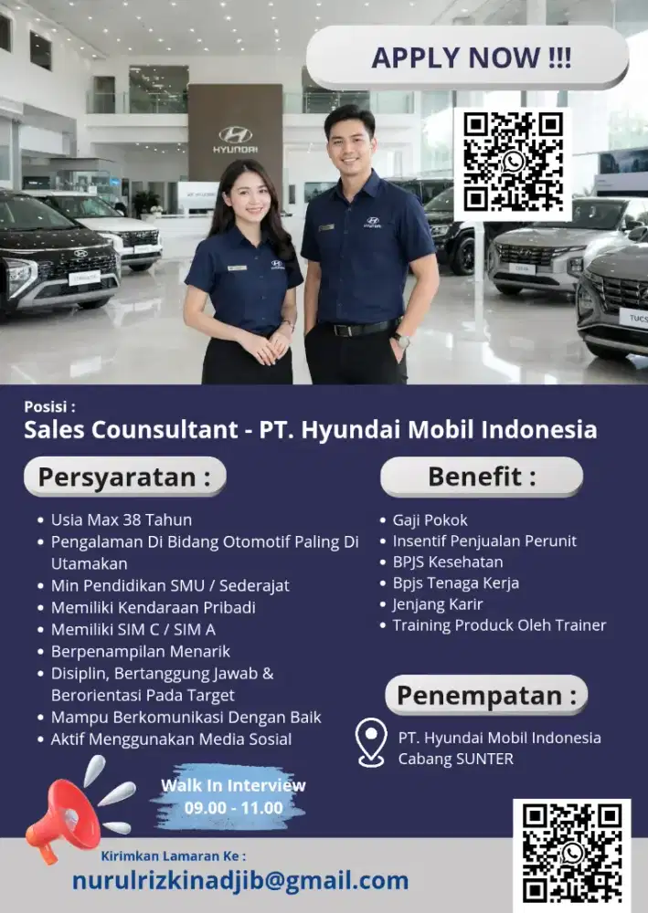 Lowongan Sales Hyundai