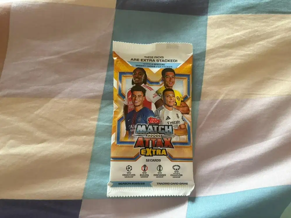 Kartu Bola Topps Match Attax Extra 2026 Booster Pack