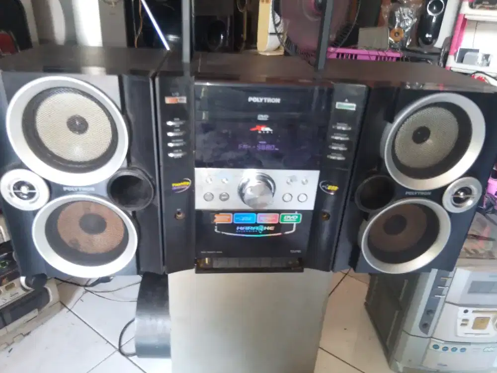 Full set Polytron XCel, full ori, kaset jalan, radio & Aux ok
