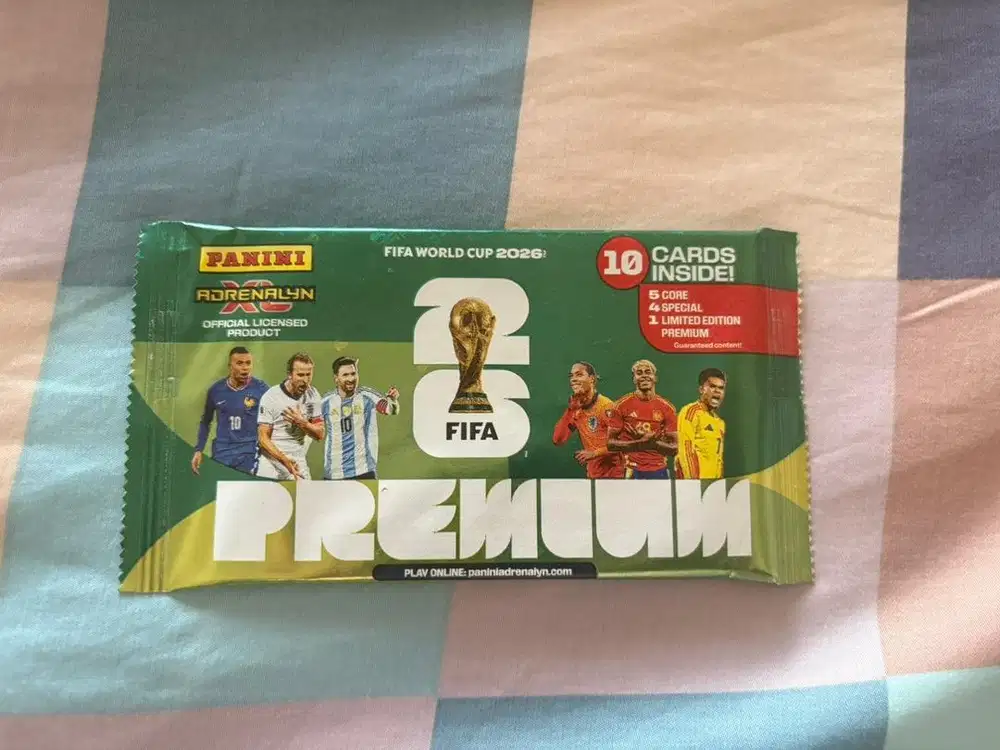 Kartu Bola Panini Adrenalyn XL FIFA World Cup 2026 Booster Pack Pak