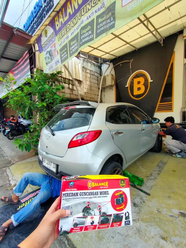 Mobil GRUDUK GRUDUK di Jalan berlubang Atasi pakai BALNCE DAMPER