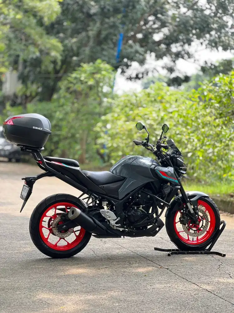 NAKED IDAMAN! YAMAHA NEW MT25 2021 GREY KM LOW PAJAK ON FULL MULUS