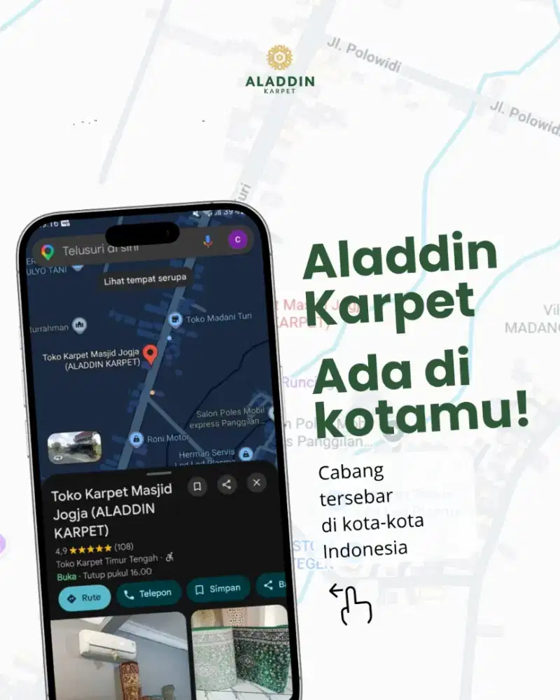 Cari Karpet Masjid Aladdin karpet
